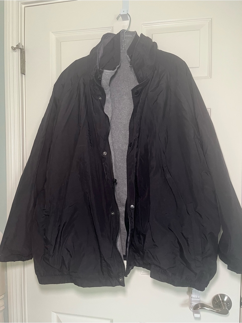 Red Kap 3-in-1 Systems Jacket & Reversible Vest Liner Set Black 3XL Men's EUC